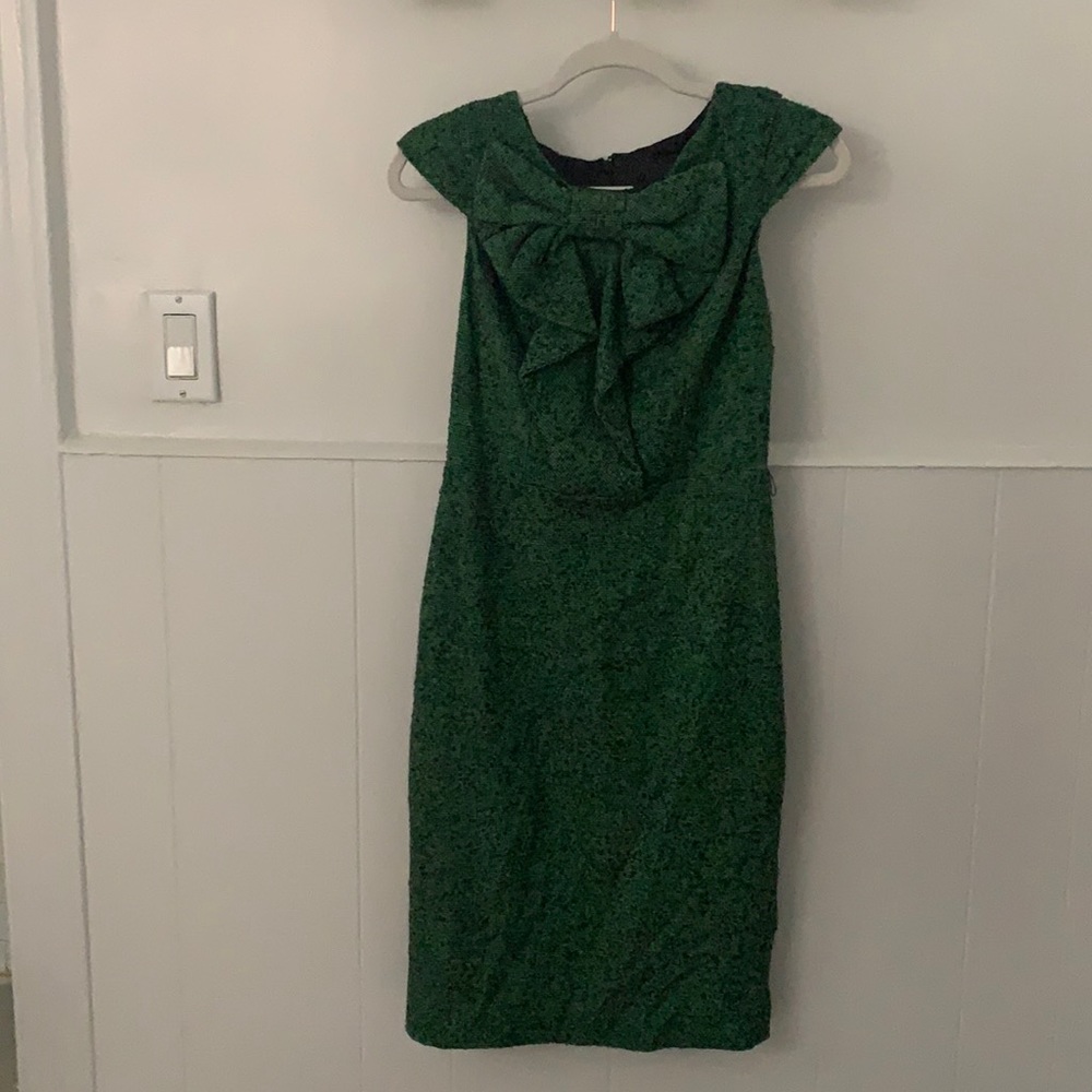 Vintage Eva Franco green sparkle dress